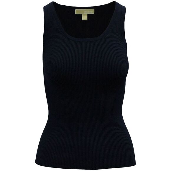Michael Kors Knit Tank Top in Navy Blue